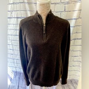 Eddie Bauer - Sport Shop - half zip cardigan/ sweater